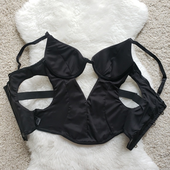 Nasty Gal Leather Bustier Corset Top - Picture 5 of 9